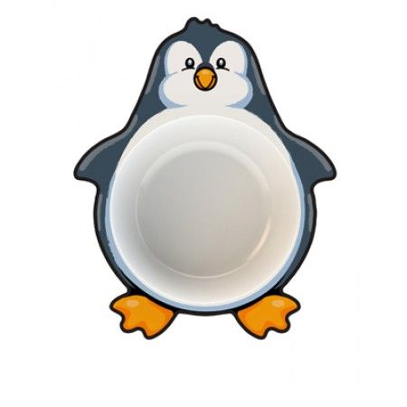 Suppenteller für Kleinkinder mit Pinguin als Motiv